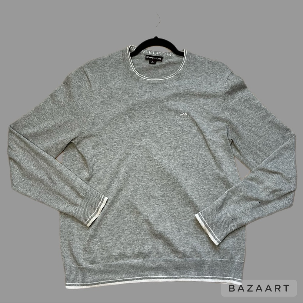 Michael Kors Grey Long-Sleeve Sweeter Size M
